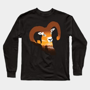 Argali landscape Long Sleeve T-Shirt